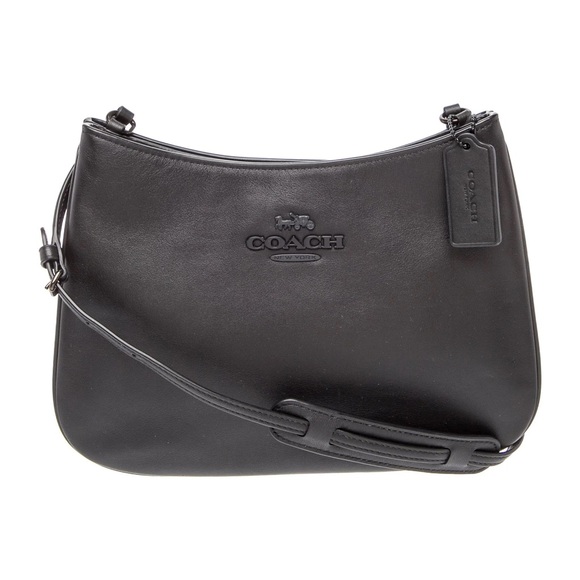Coach Penelope leather shoulder bag in black smooth leather style number CP101